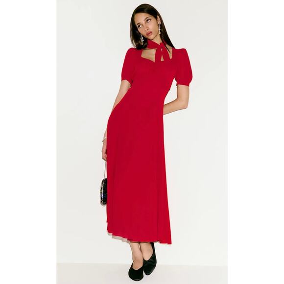 REFORMATION Chrissie Dress Lipstick size 4 (New with Tags) - Picture 2 of 12